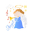 Stencil Litoarte STR-107 - Anjinho - comprar online