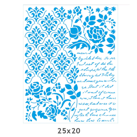 Stencil Litoarte 25x20cm STR-251 - Coleção Memórias Vintage 3