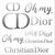 Stencil Litoarte 20x20 - STXX174 - Marcas Grife Christian Dior - comprar online