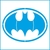 Stencil Litoarte 25x25 Super Herói batman  - STXXV046