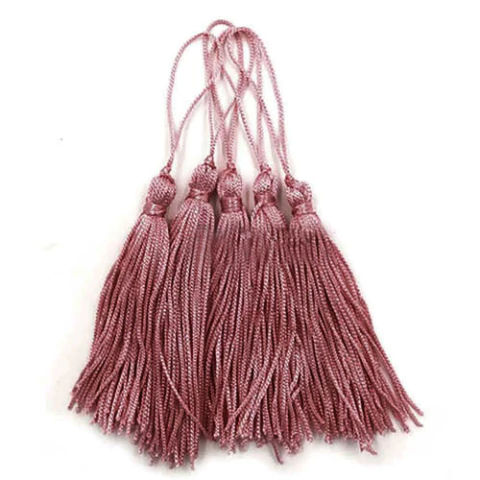 Pingente Franja 7cm Rosa Antigo - Unidade - comprar online