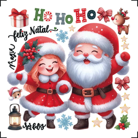 Transfer de Imagem Tiny 8x8cm Litoarte – Natal Mágico TITN-055 - comprar online