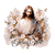 Transfer Têxtil Retangular 20x24cm Litoarte - Jesus Vive TTR4-002 - comprar online