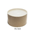 Tubo Lata Plástico 8x5cm Branco
