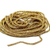 Tubo de Strass 7mm Pvc Dourado 10cm
