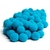 Pompom Bolinha 22mm 1Pç Azul Turquesa