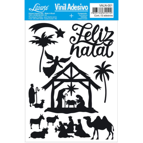 Vinil Adesivo Litoarte - Natal Presépio VALN-001 - comprar online