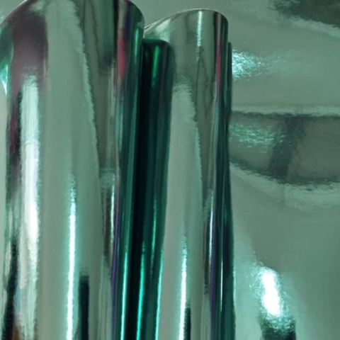 Lonita Lisa Metalizada Verde Água 40X24cm