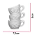 Aplique em Resina - Xícaras Empilhadas 3,5x3cm 277-LL - comprar online