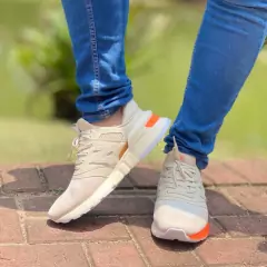 New Balance • Creme/Laranja - loja online