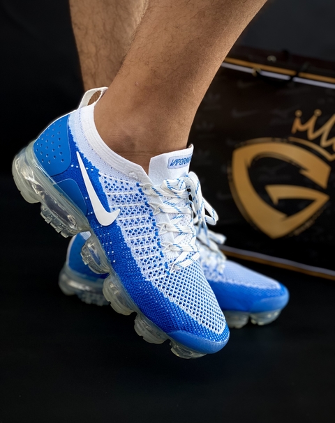 Vapor Max 2.0 • Branco/Azul - comprar online