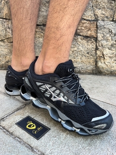Wave Prophecy 9 • Preto/Prata - Gu Store