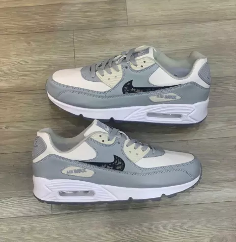 Air Max 90 • Cinza/Branco