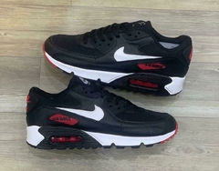 Air Max 90 • Preto/Vermelho