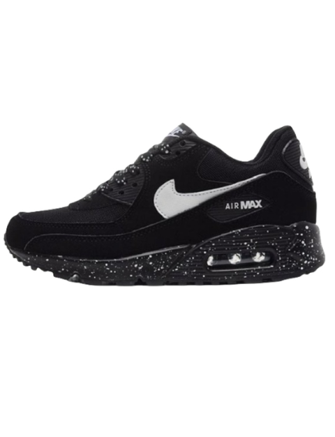 Air Max 90 • Preto/Detalhes Brancos