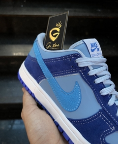 Nike DUNK • Azul camurça na internet