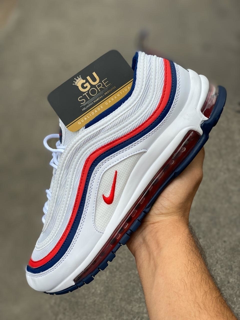 Air Max 97 • Branco/Vermelho/Preto - comprar online