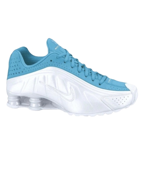 Nike Shox R4 • Branco/Azul
