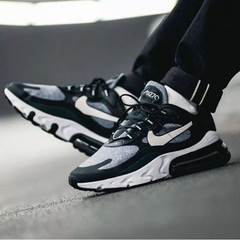 Air Max 270 React • Preto/Branco/Cinza - comprar online