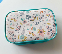 Necessaire/ Estojo Manu - Linha e Flor Ateliê