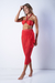 VERMELHO LISO CALÇA ALLADIN