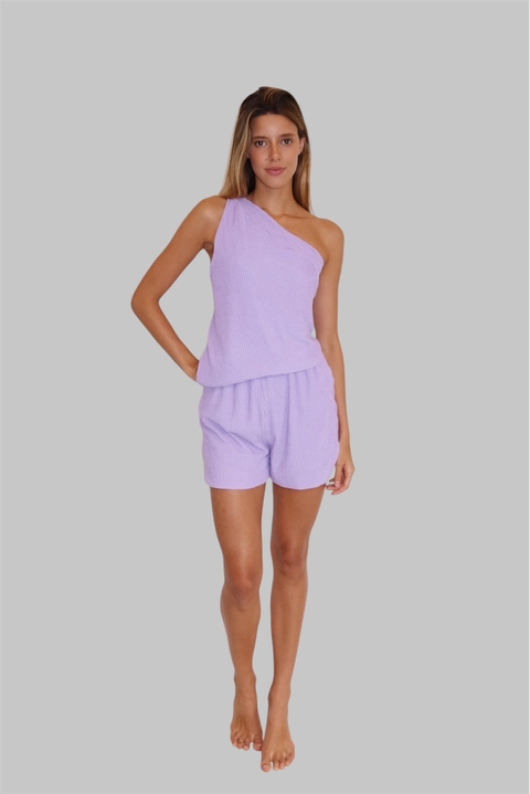 MÔNACO BLUSA OMBRO ÚNICO LILÁS