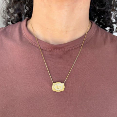 Pingente fivela personalizado com a letra do nome - comprar online