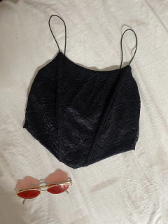 Top encaje con ballena Lara