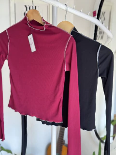 Polera ribb roulotte