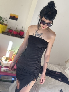 Vestido microtul strapless en internet