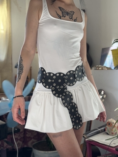 Vestido piel de Durazno Globo
