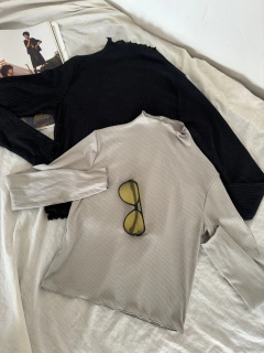 Polera Lanilla Basica puntilla