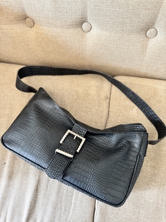 Cartera Croco black