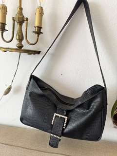 Cartera Croco black - comprar online