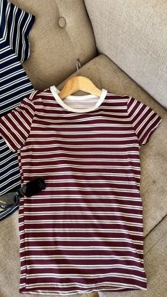 Top Piel de durazno Rayas - tienda online