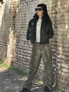Jean Leg wide Leopard M - comprar online