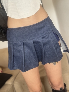 Falda con tajo similar Jean Lua - comprar online