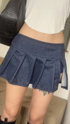 Imagen de Falda con tajo similar Jean Lua