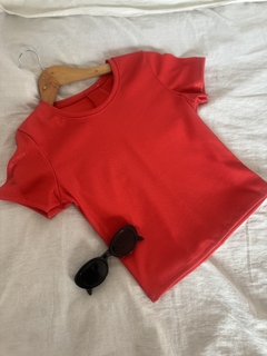 Imagen de Reme Top ribb shine red