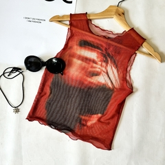 Top microtul Face - comprar online