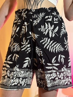 Short Lino Leaves - tienda online