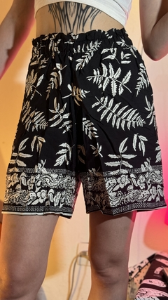 Short Lino Leaves - Mi Loca Showroom