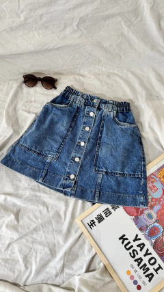 Falda Jean Mina - Mi Loca Showroom
