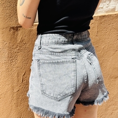 Short jean desflecado black - Mi Loca Showroom