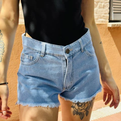 Short jean classic desflecado
