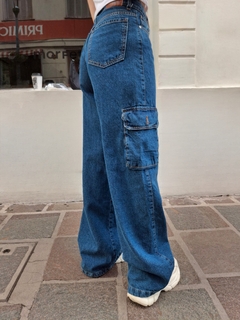 Jean cargo Moa azul - Mi Loca Showroom