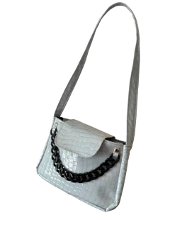 Mini Bag Croco celeste en internet