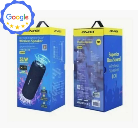 Caixa De Som Awei Y669 Estéreo 31w Bluetooth Tws Ipx7 - comprar online