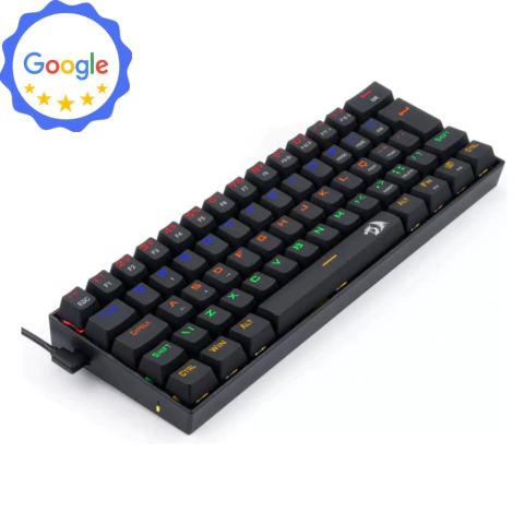 Teclado Gamer Mecânico Lakshmi Rainbow Preto Switch Marrom ABNT2 K606R (PT-BROWN) - comprar online