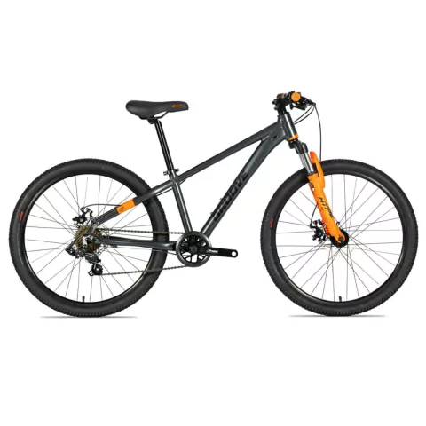 Bicicleta Infantil Groove Aro 24 Hype JR MD Grafite /Laranja